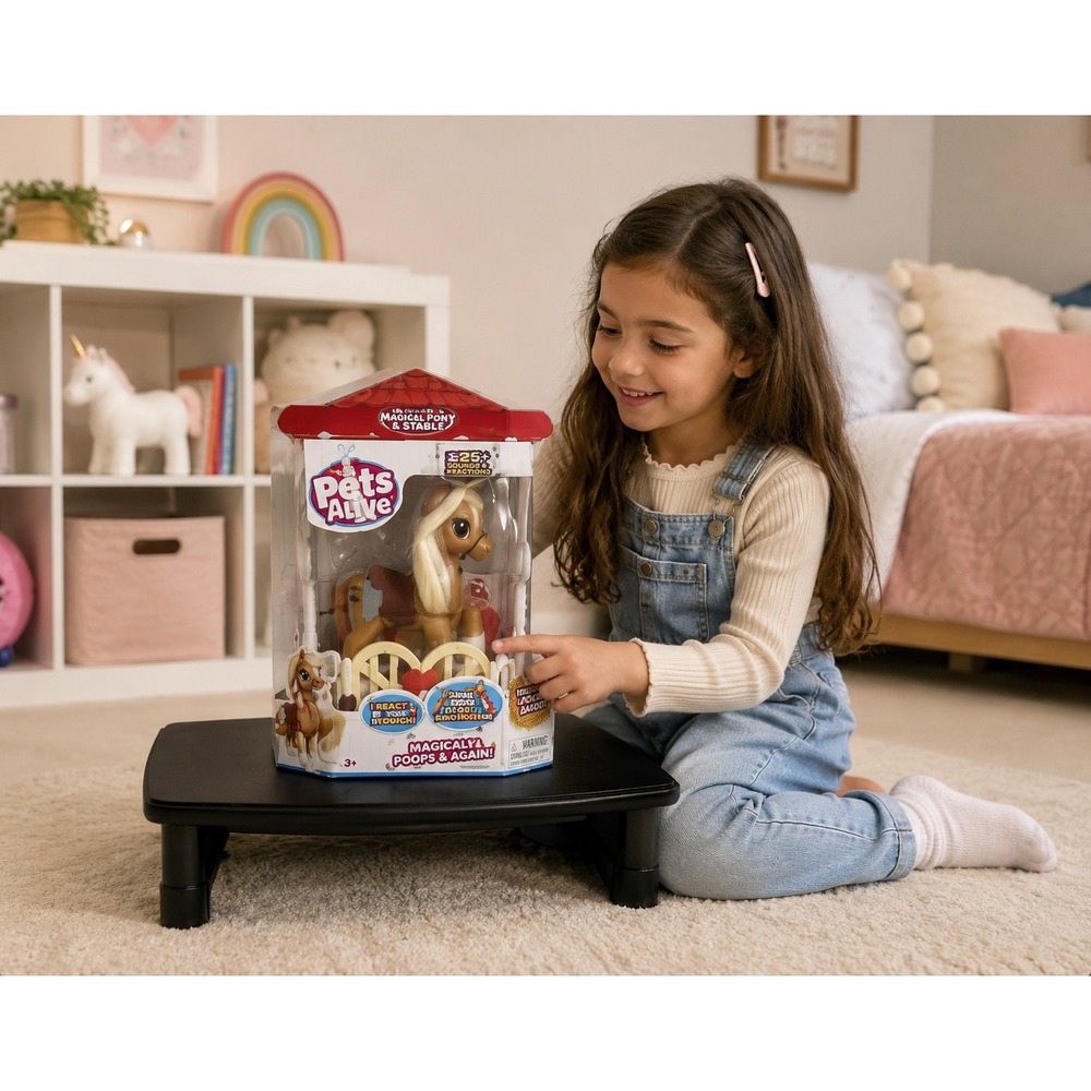 Pets Alive My Magical Pony & Stable Robotic Pet Figure – Interactive Toy